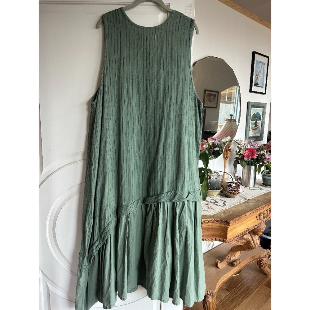 Blue Fish Handmade French Stripes Tank Dress Cottage Core Beauty! ✨🌸 - Picture 4 of 5